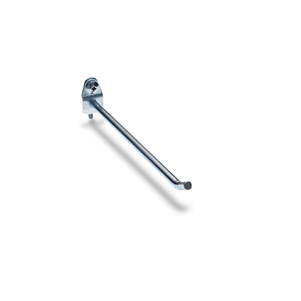 Triton Products 6 In. Single Rod 30 Degree Bend Steel Pegboard Hook for 1/8 In. and 1/4 In. Pegboard, PK3 613 - main